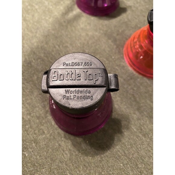 Bottle Top pop on Flip Lid Bottle Topper Multiple Colors Lot of 5 used - Picture 4 of 6